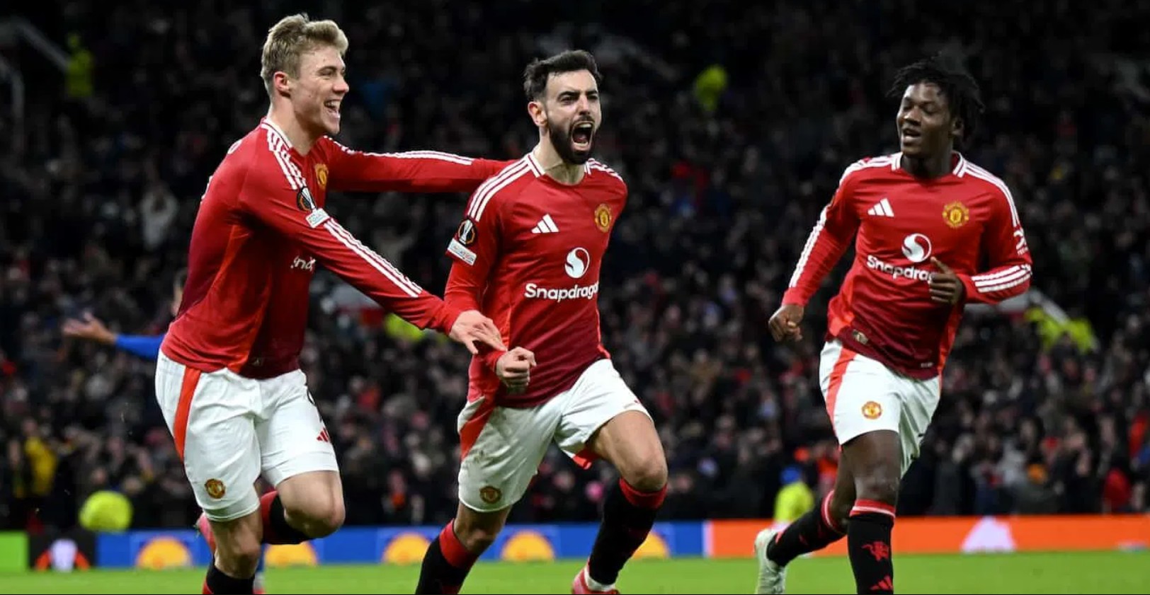 Fernandes, Maino, Hojlund Manchester United