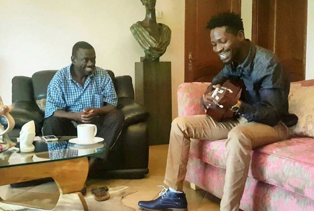 Bobi Wine visiting Kizza Besigye